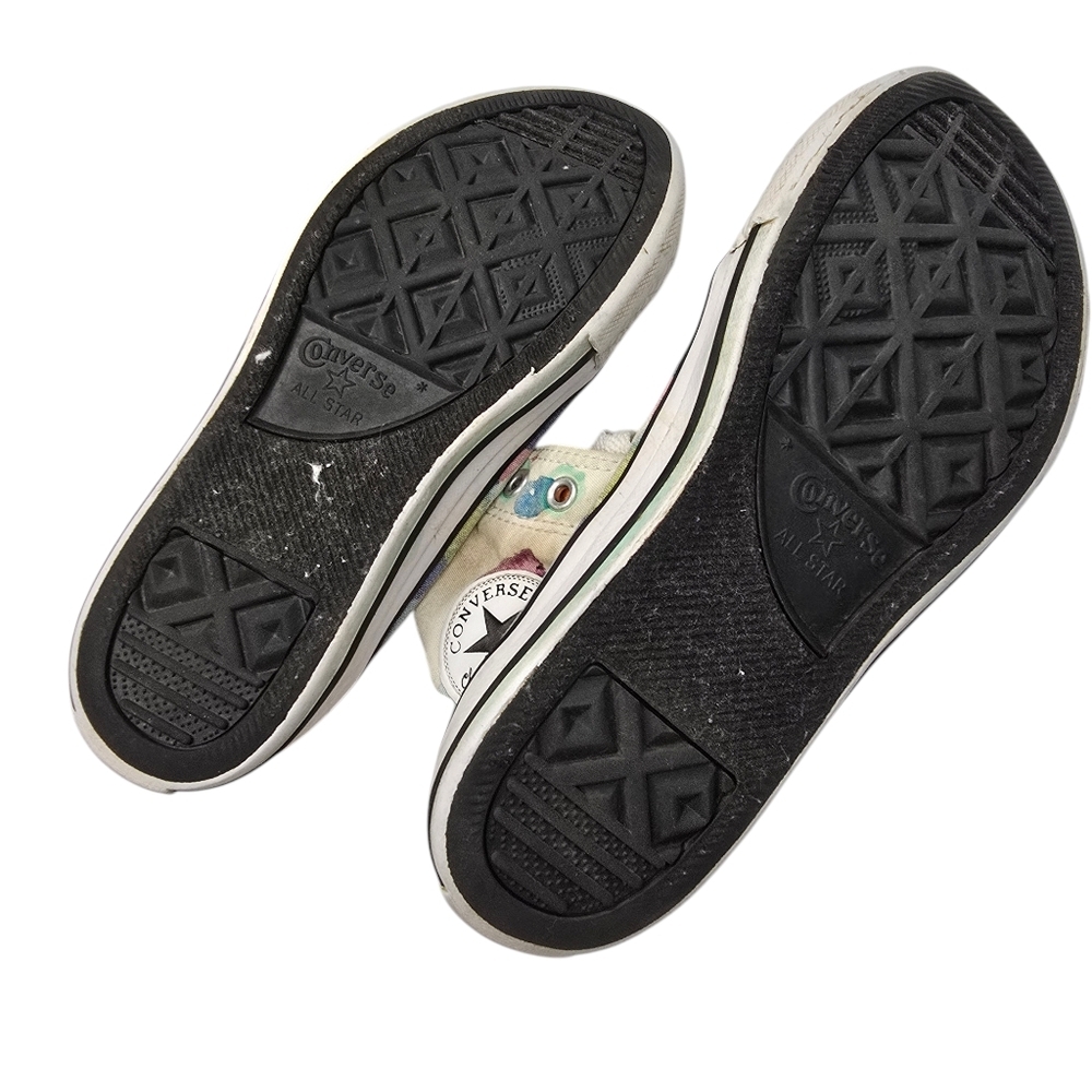 Converse Colorful Juniors Mid Top Sneakers 3 - Picture 7 of 8